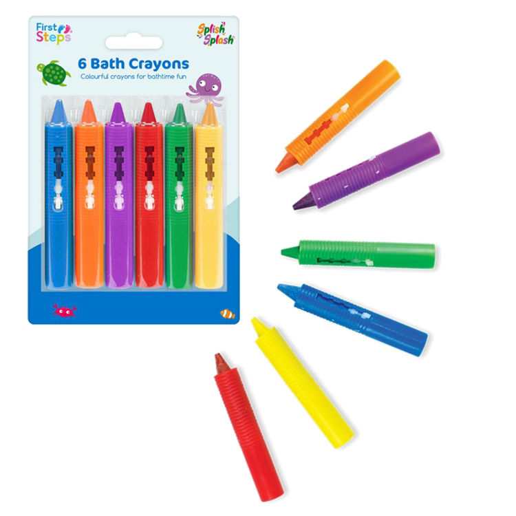 Picture of FS646: 6 PACK CHILDRENS FUN BATH & TILE CRAYONS